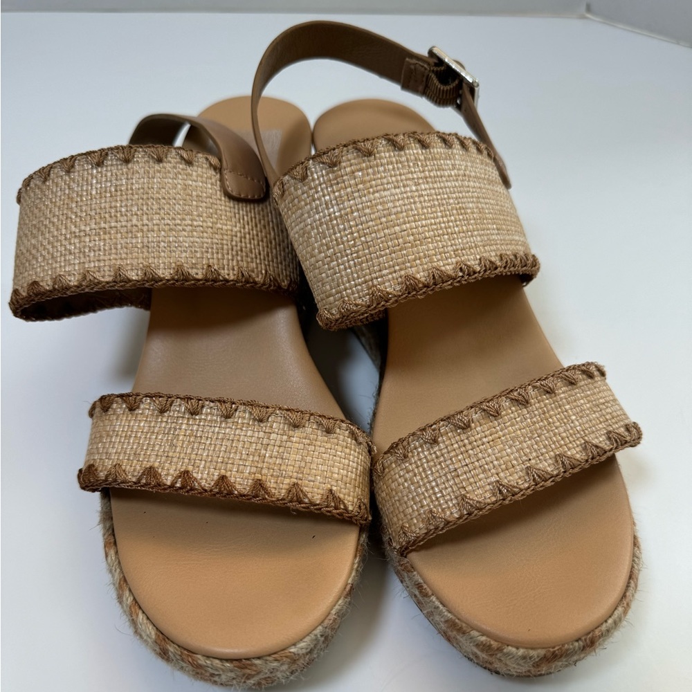 DV by Dolce Vita Enchant Women's Tan Wedge Sandals size 7.5 - Picture 6 of 16